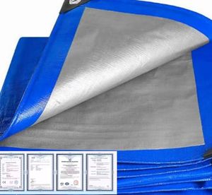 Bâche en PE de haute qualité, 150 g, résistante, avec protection UV et imperméable, pour une utilisation multi-extérieure, prix de gros avantageux - Product Image 2