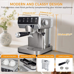 Aifa nuevo Brevilles <span class=keywords><strong>Espresso</strong></span> máquinas <span class=keywords><strong>de</strong></span> café digital automático cafetera para la venta - Product Image 2