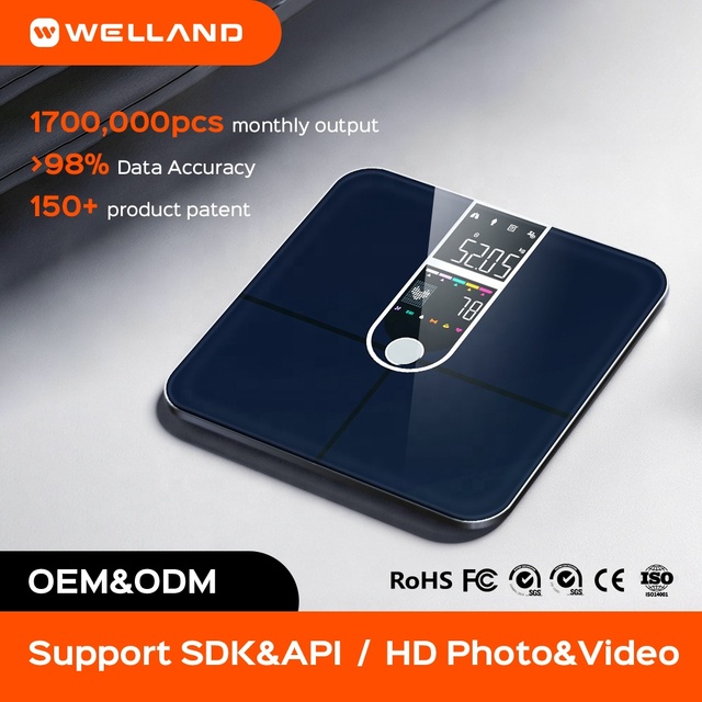 Intelligent Bioimpedance Body Fat Composition Analyzer Smart Scale for Body Weight and Fat Percentage