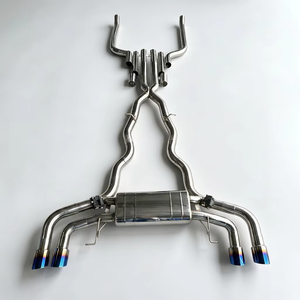 Sistema de Escape Catback FlowTech Valvetronic de Acero Inoxidable para M550i G30 4.4L V8 Twin Turbo con Válvula Remota y Cuatro Salidas Profesionales - Product Image 2