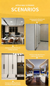 Pannelli di Rivestimento Esterno Insonorizzati, Pannello Sandwich con Nucleo <span class=keywords><strong>a</strong></span> Nido d'Ape in Alluminio, Ecologico e Impermeabile per Pareti di Hotel - Product Image 5