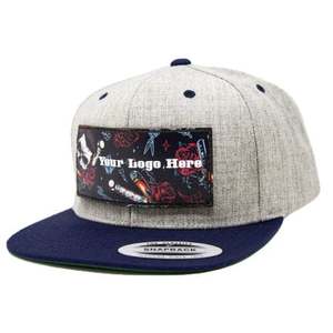Custom Fashion Silk Screen Printed Patch Logo 6 Panel Mesh Snapback Model 0318 Trucker Cap Outdoor Sports Baseball <b>Hat</b> - Product Image 3