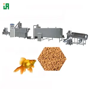 Professional Aqua Feed Extruder Floating Fish Food Pellet Making Machine