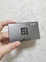 Miroir noir et or en acier inoxydable cartes de visite en métal imprimé UV technique gravée