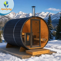 Sauna en bois traditionnel pour 2 à 4 personnes, sauna sec classique, cabine de sauna imperméable, sauna de massage