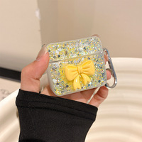 Doux coulant sable goutte à goutte colle coulant sable goutte à goutte colle étui pour écouteurs pour Apple Airpods Pro 2 pour Airpods 4