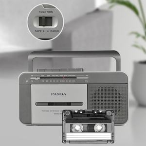 Suministro Directo de Fábrica, Reproductor de Casetes Portátil Retro, Popular, Clásico, Grande, Radio AM/FM Clásica, Grabadora de Casetes - Product Image 3