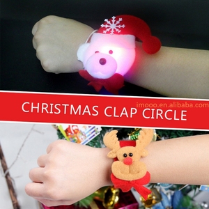 Braccialetto Luminoso <span class=keywords><strong>LED</strong></span> Natalizio a Prezzo di Fabbrica, Regalo per Bambini, Decorazione per Capodanno, Fascia da Polso Scintillante - Product Image 2