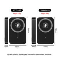 Batterie Externe Magnétique Portable Sans Fil 20W 5000 10000 mAh pour iPhone, Chargeur Rapide 5000mAh 10000mAh, Stations d'Alimentation Téléphoniques
