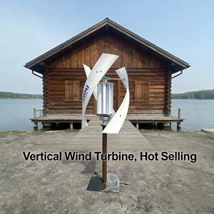 Generador Eólico Vertical de 2000W 12V 24V 48V para Uso Doméstico, Sistema de Imán Trifásico - Product Image 4