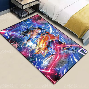 Nuevas tendencias en stock Alfombra Anime Vintage Sala de estar Alfombra Gran logotipo personalizado y tamaño Alfombra de piso para dormitorio - Product Image 1