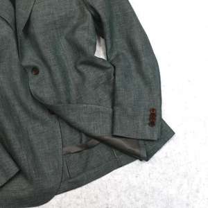 Trajes de Negocios Personalizados para Hombre, Chaqueta a Medida de Una Sola Hilera de Botones, Tela de Lana, Producción Italiana en Pequeños Lotes, Venta al Por Mayor - Product Image 6