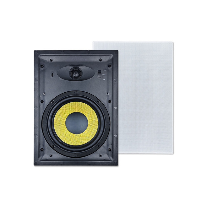 8 Inch Full Range 100W Home Theater Woofer DC Powered In-Wall Ceiling Speaker for Party/Meeting Audio Driver for Music Playback