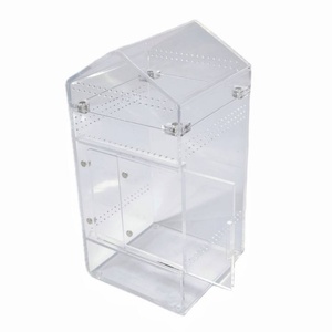 Nuevo Diseño YAGELI: Recinto de Cría de Tarántulas y Arañas de Acrílico Transparente, Tamaño Personalizado, Impresión Serigráfica, Exhibición en Casa - Product Image 1