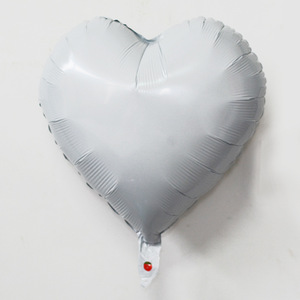 Ballons en aluminium en forme de cœur de 18 pouces, couleur unie, ballons en forme de cœur simples pour mariage, Saint-Valentin et décorations de chambre nuptiale - Product Image 4