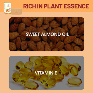 Aichun Beauty Vitamin E Jabón <span class=keywords><strong>de</strong></span> aceite esencial <span class=keywords><strong>de</strong></span> almendra Limpia profundamente los poros Restauración <span class=keywords><strong>DE</strong></span> LA PIEL Elastucity Hidratante Jabón para aclarar la piel - Product Image 4