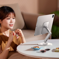 FEIXIANG X98 Support de téléphone en aluminium réglable et pliable à 360 degrés pour le bureau et le lit