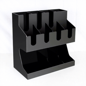 Mesa <span class=keywords><strong>de</strong></span> Bar <span class=keywords><strong>de</strong></span> acrílico para café, estante organizador para paquetes <span class=keywords><strong>de</strong></span> leche, bolsas <span class=keywords><strong>de</strong></span> azúcar, bolsas <span class=keywords><strong>de</strong></span> café, almacenamiento y organización - Product Image 2