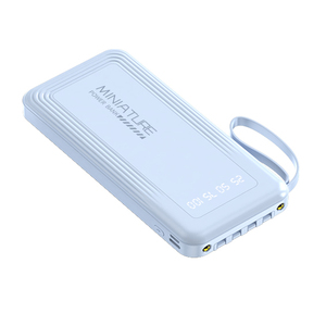 Batterie externe <span class=keywords><strong>portable</strong></span> pour téléphone <span class=keywords><strong>portable</strong></span> <span class=keywords><strong>avec</strong></span> câbles intégrés, chargeur <span class=keywords><strong>portable</strong></span> pour téléphones mobiles, Powerbank 22,5W 10000mAh - Product Image 4