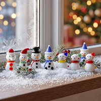 Bunte Weihnachtsornamente im Murano-Stil aus Glas, Tischdekoration, Weihnachtsmann, Baum, Tierfiguren, Bastelgeschenk