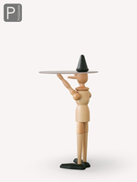 Table à thé Pinocchio de styliste italien, table d'angle de maison