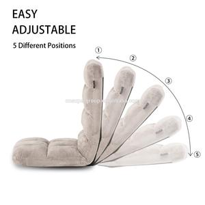 Silla acolchada plegable con soporte trasero para videojuegos, silla ajustable para lectura y <span class=keywords><strong>meditación</strong></span> - Product Image 2
