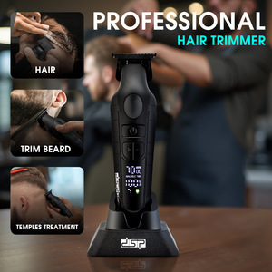 Cortadora de Cabello Eléctrica DSP con Pantalla LCD, Funciona con Batería, para Uso Doméstico, con Peines Guía - Product Image 4