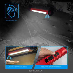Cordless Magnetic Waterproof IP55 Inspection <b>Light</b> for Car Repair Home <b>Garage</b> Emergency USB Rechargeable Flashlight Portable COB - Product Image 3