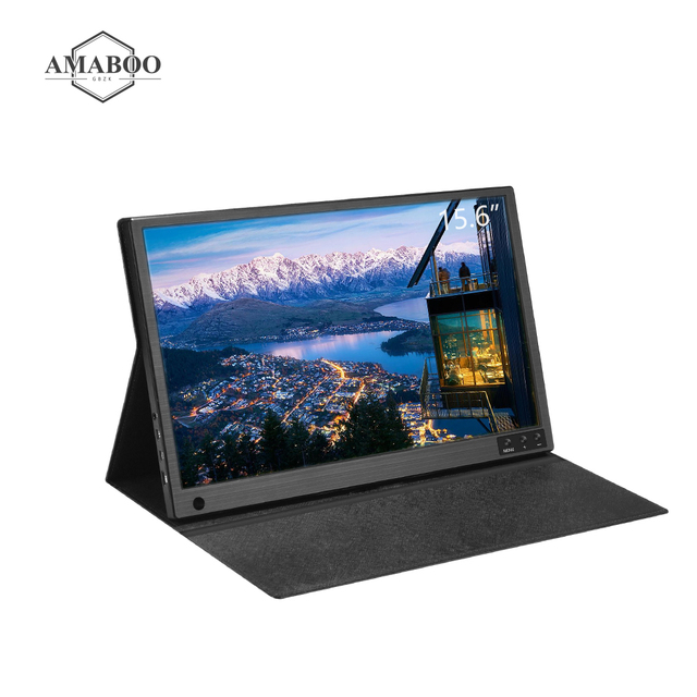 1080P 15.6 Inch IPS LED Touch Screen Built-in Speaker USB-C Dual Screen Rechargeable Battery Portable Display Monitor