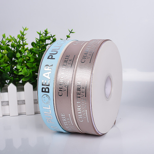 <span class=keywords><strong>Ruban</strong></span> de logo gros-grain personnalisé <span class=keywords><strong>ruban</strong></span> de <span class=keywords><strong>satin</strong></span> de feuille d'argent 3D <span class=keywords><strong>ruban</strong></span> bon marché en gros d'usine - Product Image 5