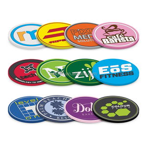 Blank Rubber PVC Promotional Coaster Custom Silicone Coasters for Drinks Cup Coaster Silicone