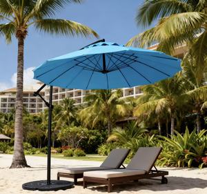 Parasol Moderne en Aluminium Banana pour Extérieur, Grand Parasol de Luxe pour Jardin, Plage, Hôtel et Cour - Product Image 4