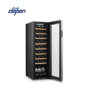 CE Approval Transparent Glass Door Refrigerator Small Coolers Mini Fridge