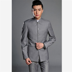 Traje Zhongshan con Cuentas <span class=keywords><strong>para</strong></span> <span class=keywords><strong>Hombre</strong></span>, Corte Slim, <span class=keywords><strong>para</strong></span> Jóvenes, Estudiantes, Actuaciones, Bodas, Traje Tang <span class=keywords><strong>para</strong></span> Hombres de Mediana Edad y Mayores, Chaqueta de Fibra de Vinagre - Product Image 6