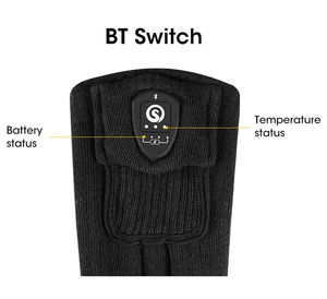Chaussettes chauffantes d'hiver téléphone APP Control Chaussettes thermiques Chaussettes de ski chauffantes électriques <span class=keywords><strong>Chauffe</strong></span>-pieds chauffants thermiques Sports de ski - Product Image 3