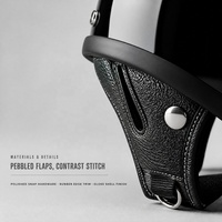 Casque rétro japonais classique mat, taille unique, idéal pour la ville, les trajets quotidiens, casques rétro pour hommes et femmes