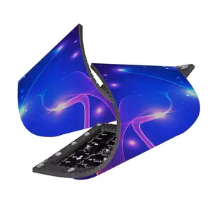 Pantalla LED redonda flexible curvada Interior Exterior personalizada pantalla LED TV flexible ultrafina