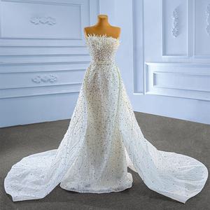 Jancember 222205 Vestidos de novia de sirena con perlas muy cuentas con tren - Product Image 1