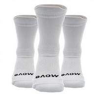 Chaussettes de sport mi-mollet en mélange de coton, respirantes et compressives, pour la course, le basketball et l'entraînement