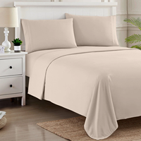 Matériel tissé en coton de bambou doux anti-odeur pour ensembles de draps de luxe