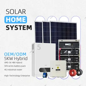 SUOER manufacture 5kw 10kw off grid complete solar electric power system for home use off grid solar inverter