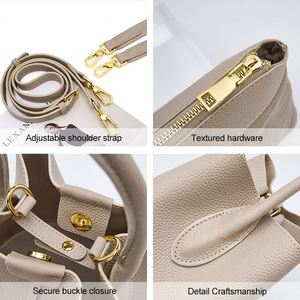 Sac à main en cuir pleine fleur Asuwish pour <span class=keywords><strong>femme</strong></span>, sac seau, sac bandoulière, articles en gros directement de Chine, livraison gratuite - Product Image 6
