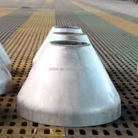 Têtes coniques formées à chaud ASME SA516 GB/T25198, tête conique à 30 degrés pour cuve sous pression, chaudière, équipement pétrochimique