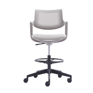 Taburete giratorio de pie para <span class=keywords><strong>bar</strong></span>, silla alta de metal, muestra gratis - Product Image 4