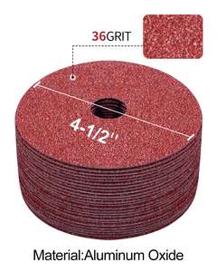 125 мм, цирконий P60, алюминиевые волоконные диски Oixde для металла, дерева - Product Image 2