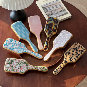 Hochwertiger Antistatischer 25CM Luftkissen-Haarkamm Essigsäure-Patch Anti-Haarausfall Massage- und Haarbürste - Product Image 1