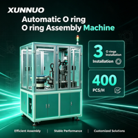 Inséreur Automatisé PLC Haute Précision à 3 O-rings, Garantie 1 An, Capacité 1800 Pièces/Heure, Alimentation pour Raccords Sanitaires Anti-Fuite