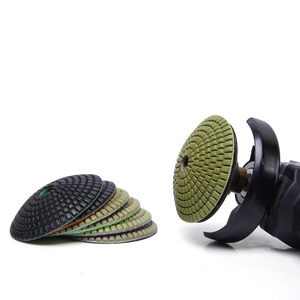 ขอบโค้งเปียกแผ่นขัดเรซิ่นเว้าเพชรแผ่น100มิลลิเมตร - Product Image 4