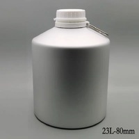 10L 5L 2,5L 1L Große Aluminiumflasche für Chemikalien, Kosmetik, Ätherische Öle und Klebstoffe mit Manipulationssicherem Verschluss