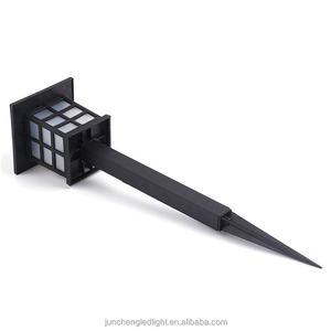 1 LED Outdoor Lawn Yard impermeabile Small Palace Light Solar Led Garden Night Light 7 colori che cambiano stile Cottage Palace - Product Image 6